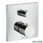 Hansgrohe Rosette Axor Starck X für Thermostat mit Absperrventil Fertigset chrom 97925000