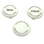 Hansgrohe Porzellankappen Axor Montreux hot/cold/Ringe 97987000