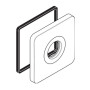 Hansgrohe Rosette Axor Citterio M Unterputzventil chrom 98511000