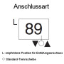 Arbonia Mehrpreis zu Heizwand für Anschlussart 89 - Rechts unten