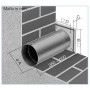 Helios Wandeinbausatz WES  90/100 # 00717 für UP-Einbau, von 260 bis 500 mm