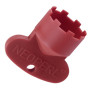 Neoperl CACHE JR & SLIM AIR Services. Kunststoff, rot, JR + SLIM AIR, M21.5x1 09915146