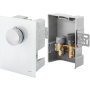Oventrop Unibox TQ-RTL Thermostat, RTL, Q-Tech, Echtglas weiß 1022780
