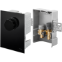 Oventrop Unibox TQ-RTL Thermostat, RTL, Q-Tech, Echtglas schwarz 1022781
