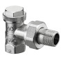 Oventrop Rücklauf Verschraubung ''Combi 3'' DN15, 1/2'', PN10, Eck, Rg/Ms, vernickelt 1090362