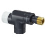 Oventrop Thermostatventil ''E'' DN15, 1/2'', PN10, Axial, anthrazit 1163232