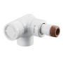 Oventrop Thermostatventil ''E'' DN15, 1/2'', PN10, Winkel-Eck links, weiß 1163462