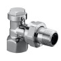 Oventrop Verschraubung Combi C mit Voreinstellung, Eckform, DN15 verchromt 1164554
