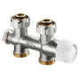 Oventrop Anschlussarmatur ''Multiblock T'' 3/4''ÜM x 3/4''AG, 2-Rohr, Messing, Durchgang 1184013