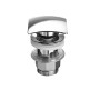 Schell Waschtisch-Ablaufgarnitur QUAD PUSH OPEN verschließbar, G 1 1/4'', chrom 020010699