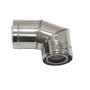 Vaillant Bogen 87 Grad, 80/125mm PP/Edelstahl für Fassadenverlegung konzentrisch 0020042756
