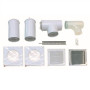Vaillant Basis-Anschluss-Set d:110/160mm PP an d:110mm im Schacht mit getr. Luftzufuhr 0020145578