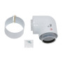 Vaillant Bogen 87 Grad Brennwert 80/125mm Luft-/Abgasführung, PP 303210