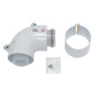 Vaillant Bogen 87 Grad Brennwert 60/100mm konzentrisch mit Reinigungsöffnung 303916