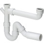Viega Ablaufverbindung 79485.20 in G1 1/2 x 50mm x 90-310mm weiß 107147