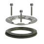Viega Montageset 6960.98 in Chromnickelstahl / blank 582975