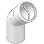Viessmann Abgasbogen D= 110 mm, 45 Grad aus PPs 7247561