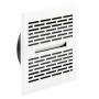 Kermi x-well Weitwurfauslass SA200 quadratisch aus Metall, weiß, NW 125 Y2403125010K