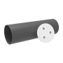 Kermi x-well Rohbauset, bestehend aus: DN160 Einschubrohr 500mm, 2 Putzdeckel Y3502012001K