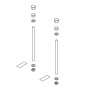 Kermi Befestigungs-Set Konvektor BH 210mm ZB00360003
