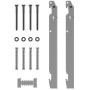 Kermi Schnellmontagekonsolen-Set Typ11-33 BH 600mm, Wandabstand 30mm, weiß ZB02620005