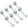 Zehnder Set SMB Wandkonsole, weiß, 4xSMB 50 für Charleston-Heizkörper-Höhe 485 bis 678mm 173741