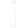 Bosch Rohr G1 Ag x 150 Ueberwurf G1 V2 # 8738804083