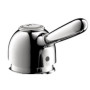 Hansgrohe Mischergriff komplett Axor Carlton chrom/Porzellan KUS 17092120
