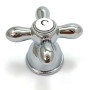 Hansgrohe Kaltwasserkreuzgriff Axor Carlton für 2-Griffarmaturen chrom 17291000