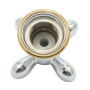 Hansgrohe Warmwasserkreuzgriff Axor Carlton für 2-Griffarmaturen chrom/gold optik 17292090