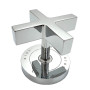 Hansgrohe Kreuzgriff kalt Axor Citterio für 3-Loch Waschtischarmatur chrom 39297000