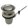 Hansgrohe Ablaufventil Kunststoff mit Edelstahl Blende 92168000