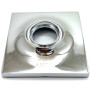 Hansgrohe Rosette Axor Massaud Absperrventil chrom beschriftet 98676000