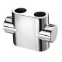 Oventrop Design Abdeckung für ''Multiblock T'', Durchgangsform, verchromt 1184097