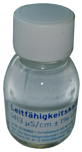 SYR Leitfähigkeitskalibrierlösung EC1413 µS/cm zur Kalibrierung des Leitfähigkeitsmessgerätes 3200.00.921