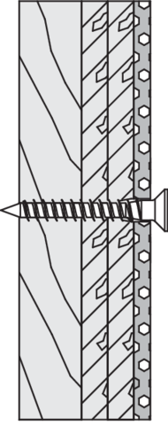 HEWI Befestigungsmaterial BM42.6 Serie 802 LifeSystem, für Rückenstützen mit Rosettenbefestigung der Serie 802 LifeSystem BM42.6