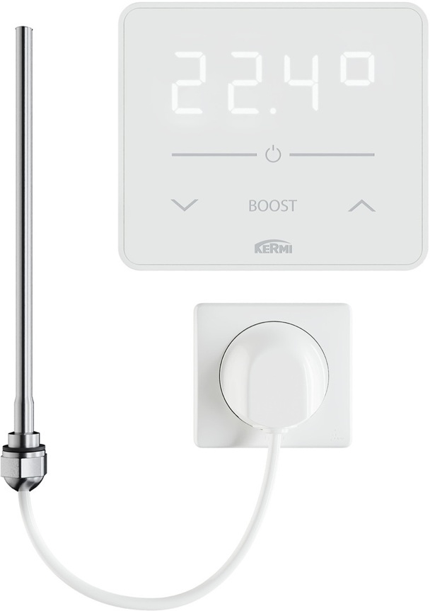 Kermi Heizeinssatz WWS, 1500 Watt Schutzklasse 1, weiß, RAL9003 ZE04360006