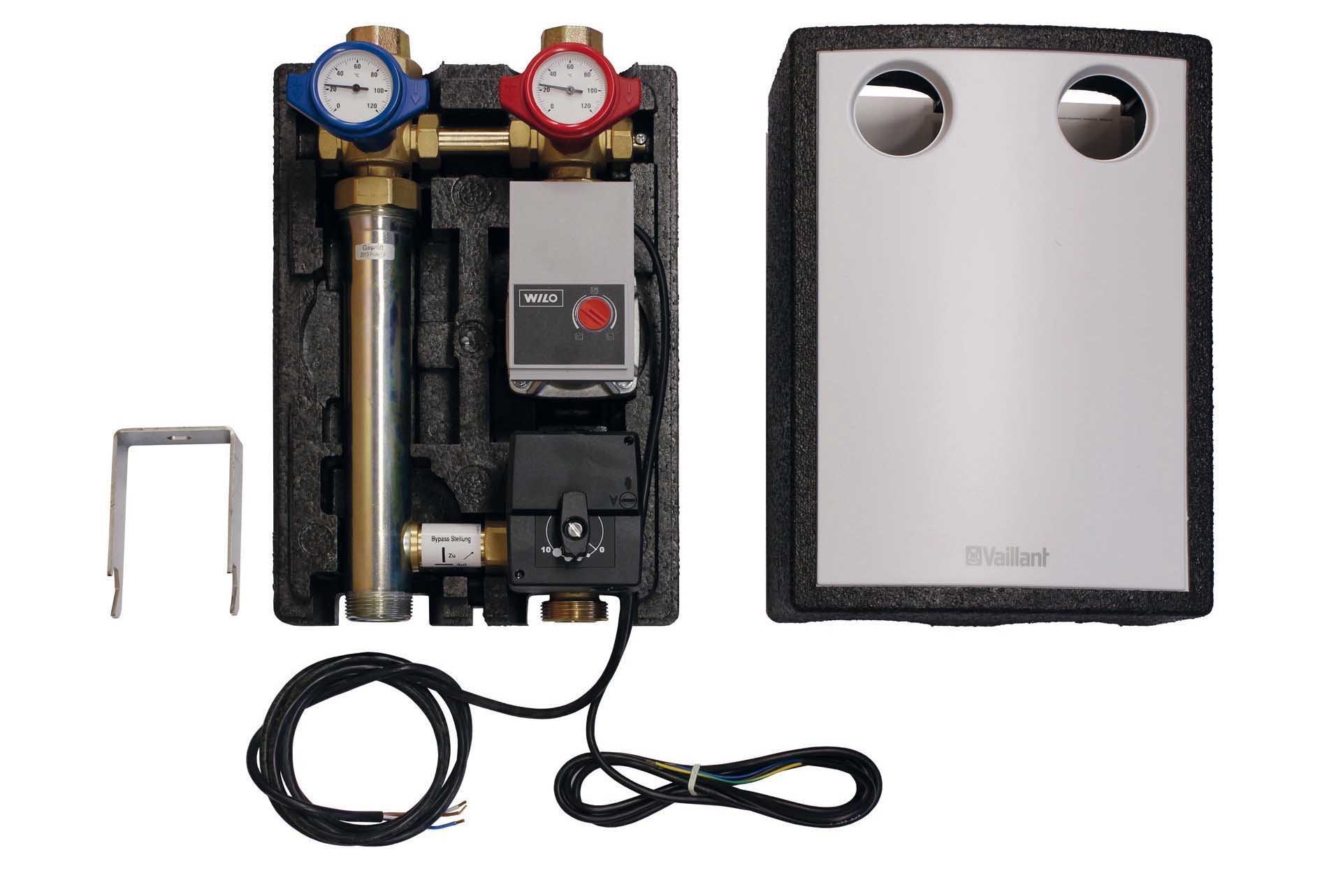 Vaillant Rohrgruppe mit 3-Wegemischer R3/4 Vor-/Rücklauf Rp1, HE-Pumpe A, EnEV 0020191813