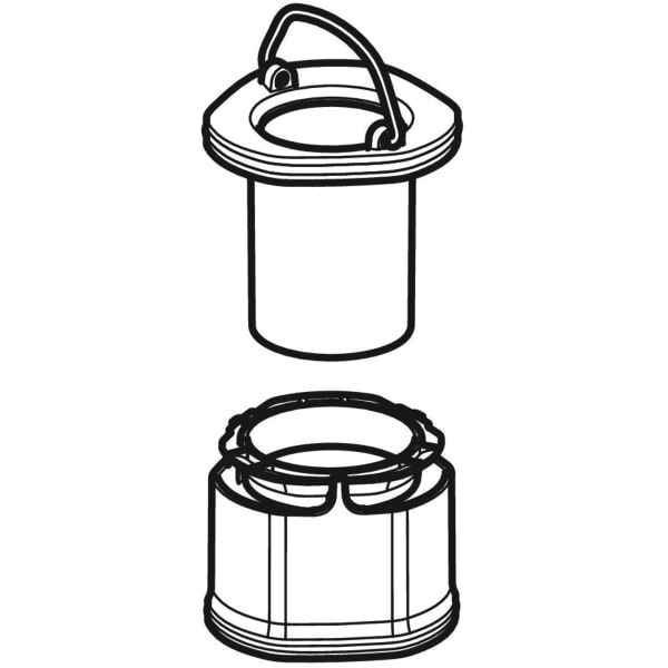 Geberit Tauchrohr und Träger 240.568.00.1