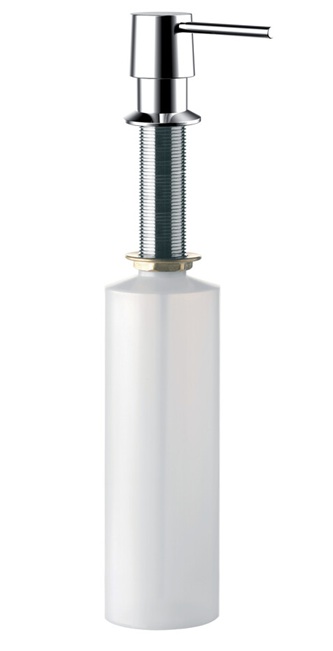 Emco Seifenspender System2 Untertischmodell, Gesamthöhe 316mm, Befüllung von oben, 500ml, chrom 352100120