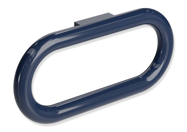 HEWI Handtuchring Serie 477, stahlblau 477.09.300 50