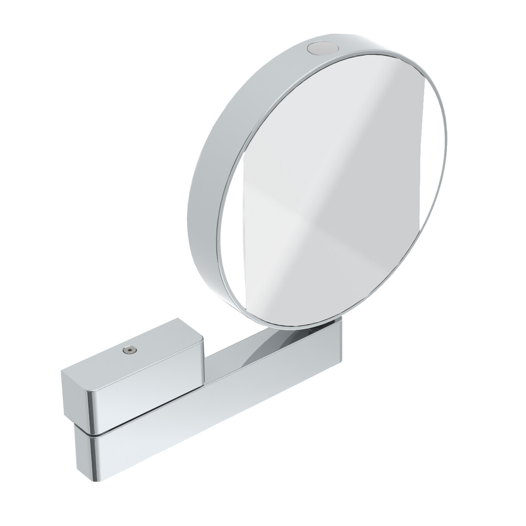 Emco LED-Kosmetikspiegel Prime 3-/7-fach, 1-armig D=202mm, Direktanschluss, Schalter, Farbwechsel, beidseitig verspiegelt109506017