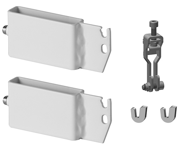 Kermi Trägerset für Standkosole 60x10mm Befestigungslasche oben + unten weiß ZB03320001