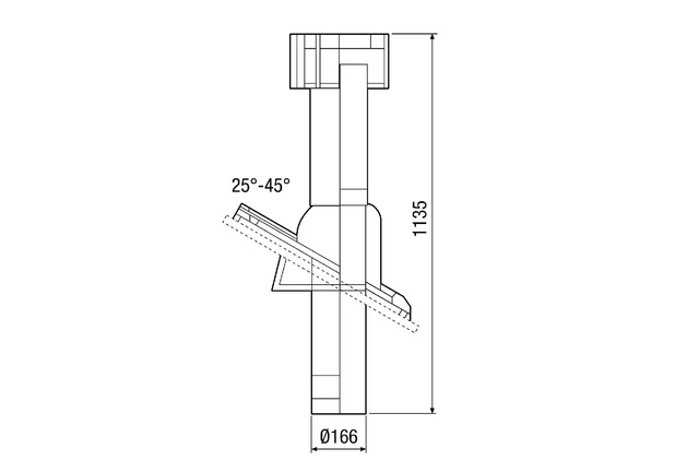 Maico Regenschutzgitter RG 160 für Dachhauben, Anschluss DN160 0151.0281