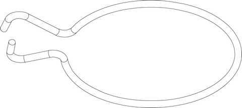 Bosch / Buderus Klammer (5 Stück) 87186454820