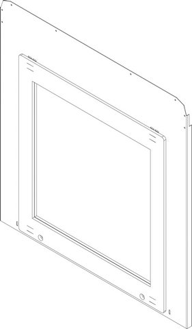 Bosch / Buderus Abdeckung vorne 8738209626