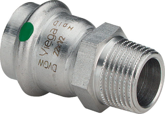 Viega Sanpress Inox Übergangsstück mit SC-Contur 2311 in 54mm x R2 436568