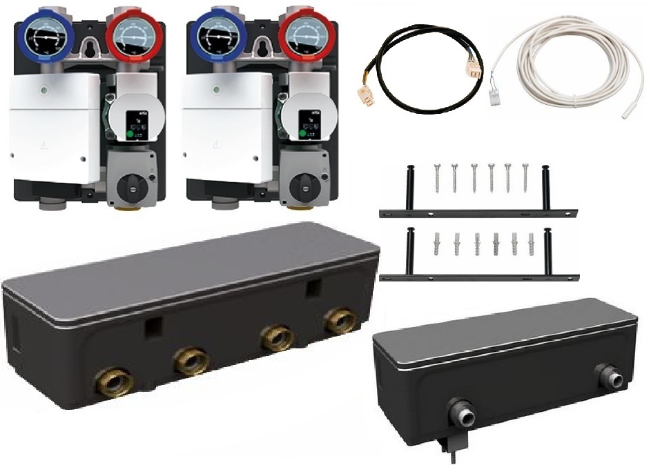 Buderus Logaplus Paket WE11.1 bis 25 kW 2HK WHY 80/60 2xHSM20/6 MM100 SolHU 7739607557