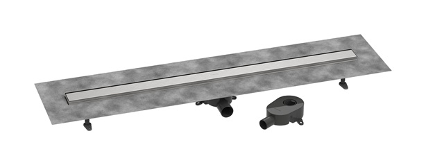 Hansgrohe Komplettset DR RainDrain Go1200 rückseitig befliesbar für Standard-/flache Installation, gebürstet edelstahl 56276800