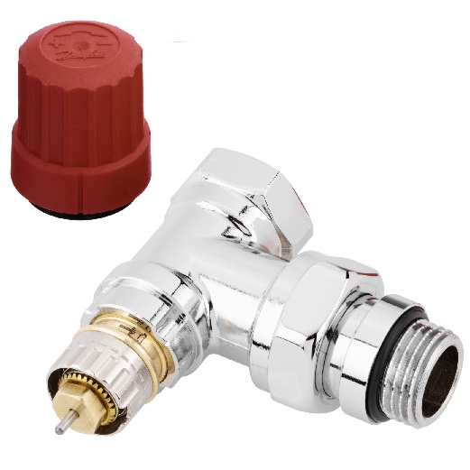 Danfoss Thermostatventil RA-NCX 15 1/2" Eck verchromt 013G4237